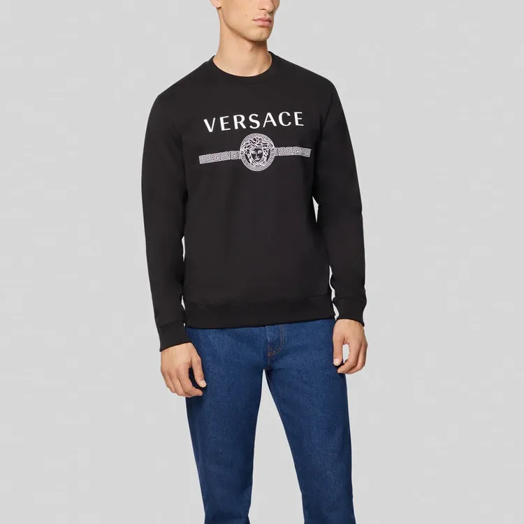 VERSACE Medusa Logo Print Sweatshirt-2