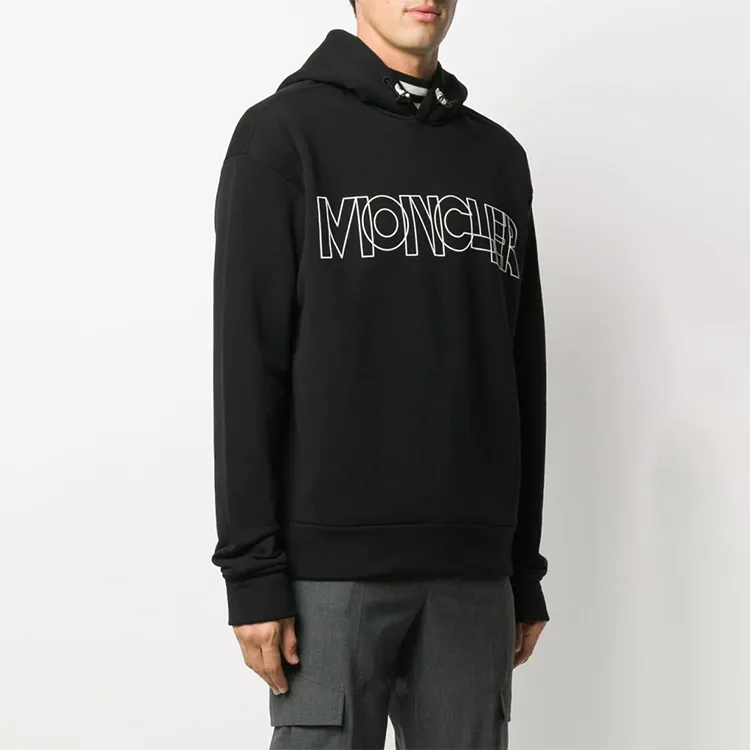 Moncler Sweatshirts Men Black-2