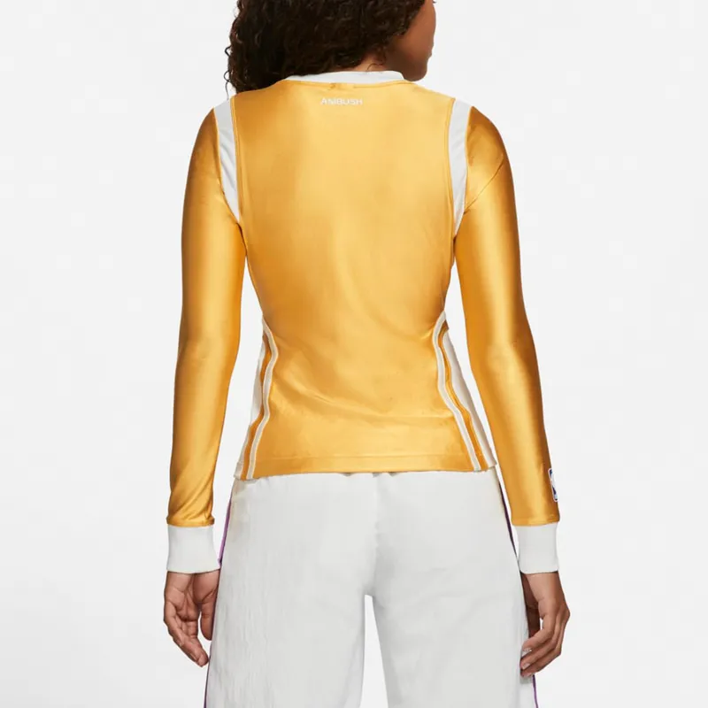 Nike X Ambush Nba Collection Lakers Shirt Gold/White/Purple-4