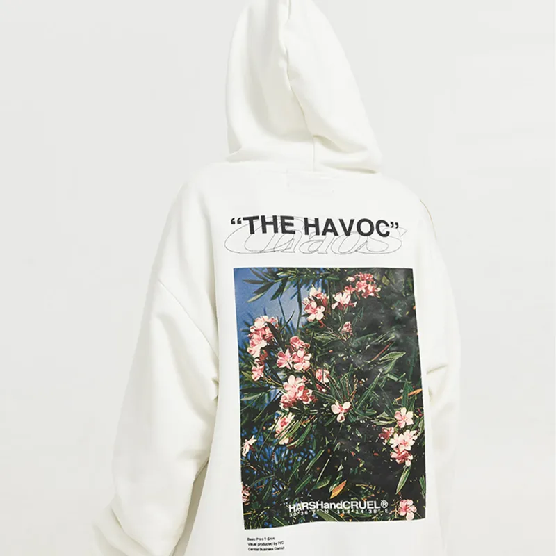 HARSH AND CRUEL Sweatshirt Unisex White-4