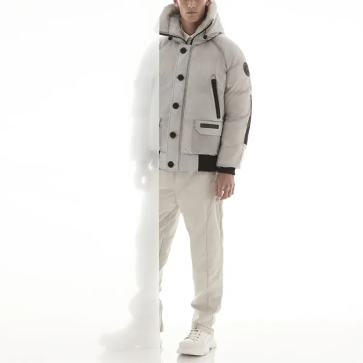 Canada Goose Down Jacket Coat Unisex Silver Birch-1