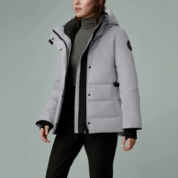 Canada Goose Lyndale Series Down Jackets Women's Silver Birch-1