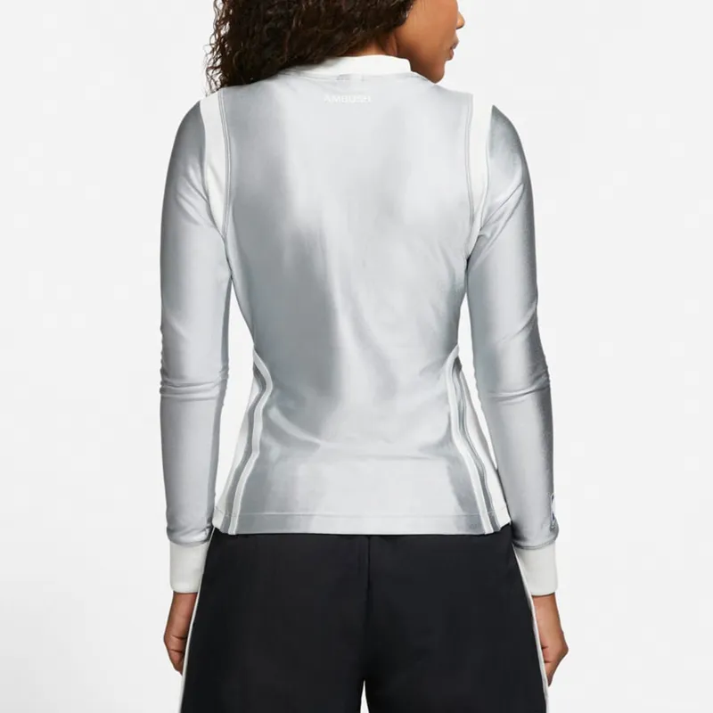 Nike Sweatshirt Nets Women's Silver-4