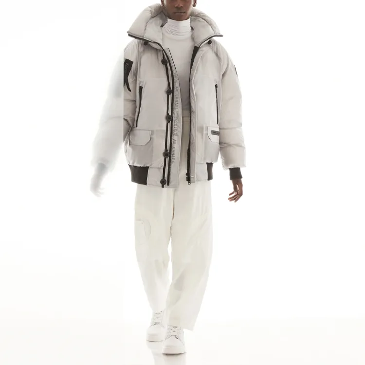 Canada Goose Down Jacket Coat Unisex Silver Birch-4