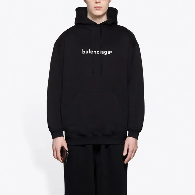 Balenciaga Mens New Copyright Medium Fit Hoodie-3