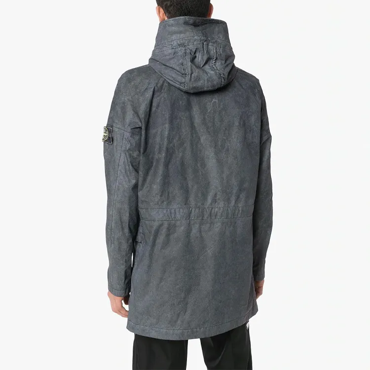 STONE ISLAND Parka Coat Men's Dark Gray-2