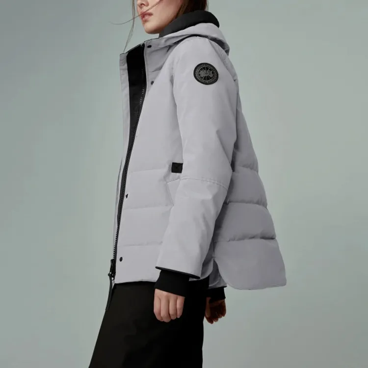 Canada Goose Lyndale Series Down Jackets Women's Silver Birch-3