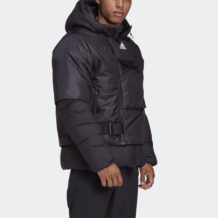 Adidas Down Jackets Men Black-5