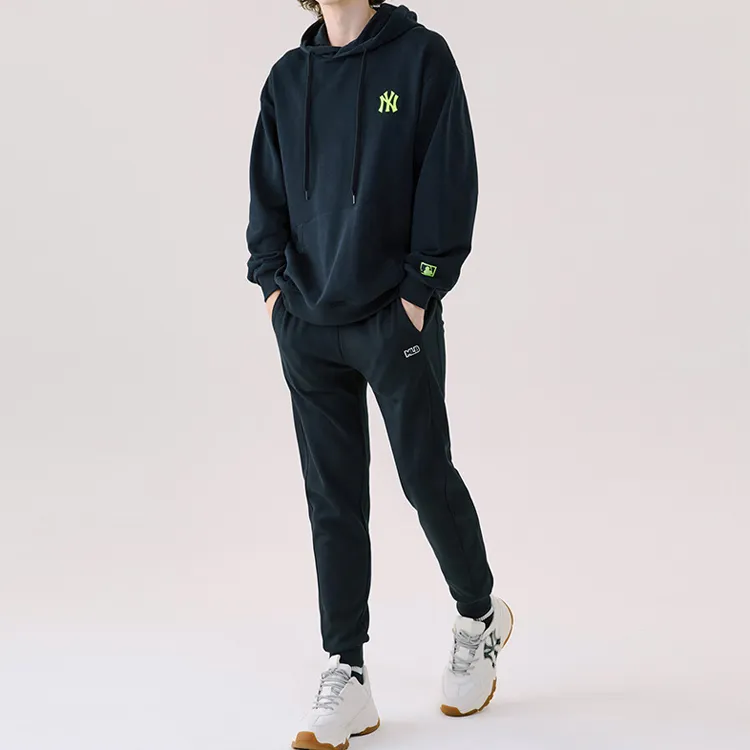 MLB Hooded Sweatshirt Unisex Black-4