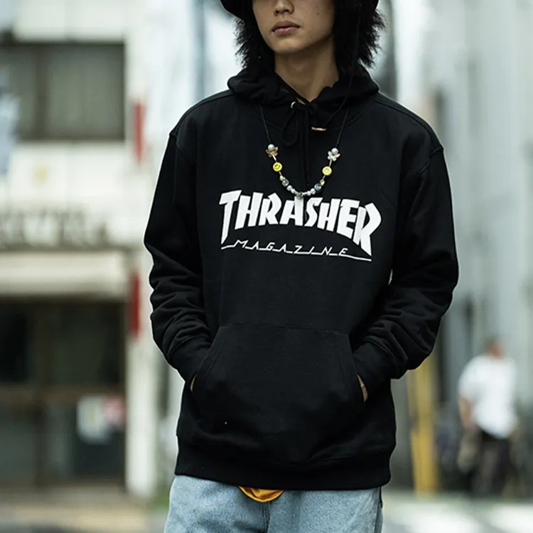 Thrasher Sweatshirt Japan Version Unisex Black-2