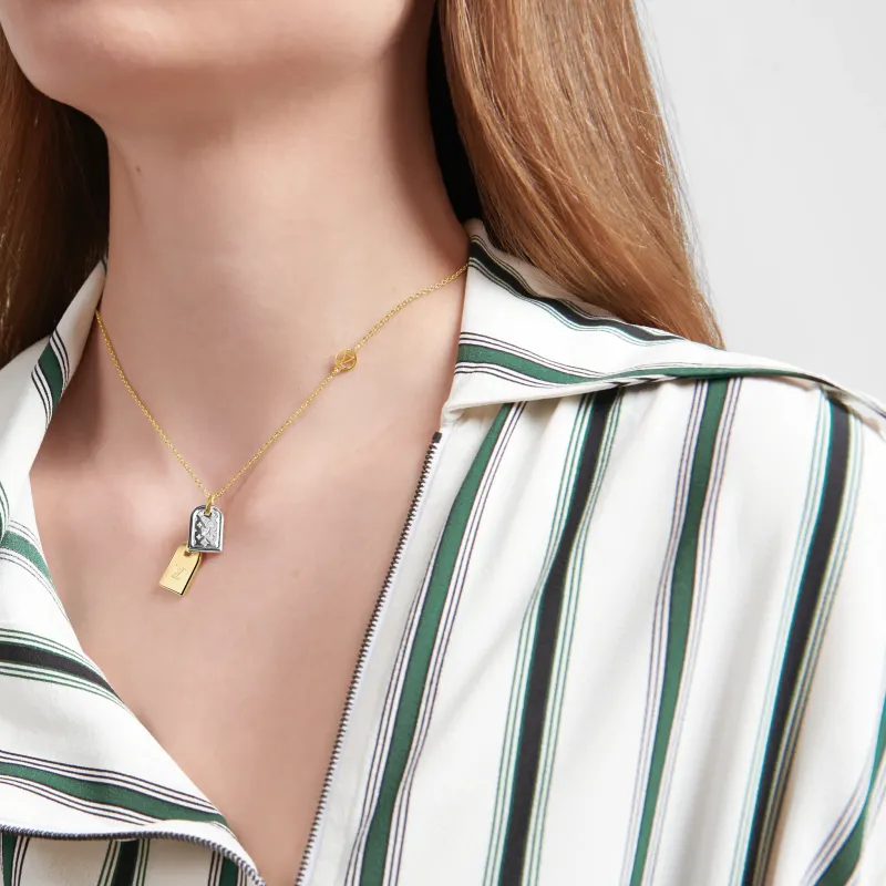 LOUIS VUITTON Nanogram Necklace-2