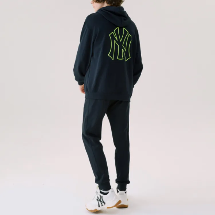 MLB Hooded Sweatshirt Unisex Black-5