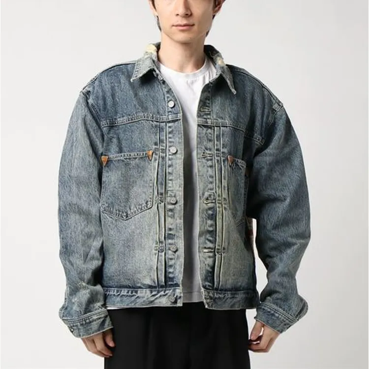 Bape Tiger Heavy Wash Miner Denim Jacket-2
