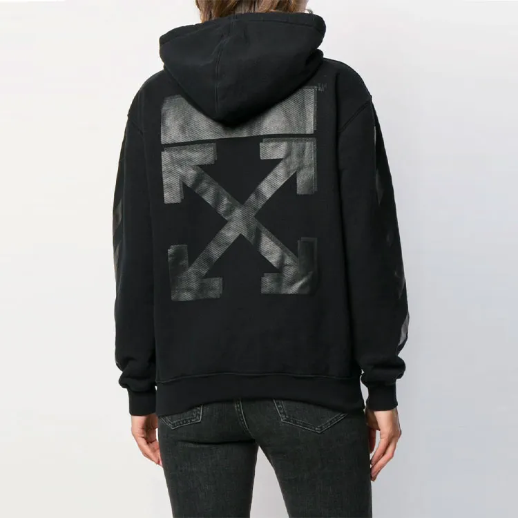 OFF WHITE FW19 Sweatshirt Women's Black-3