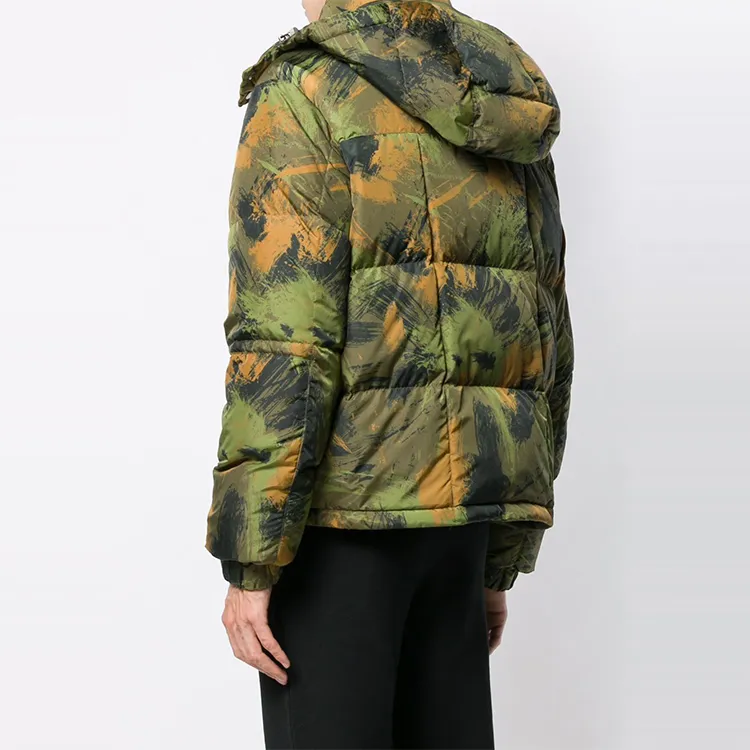 OFF WHITE FW19 Down Jackets Men Green Camouflage-3