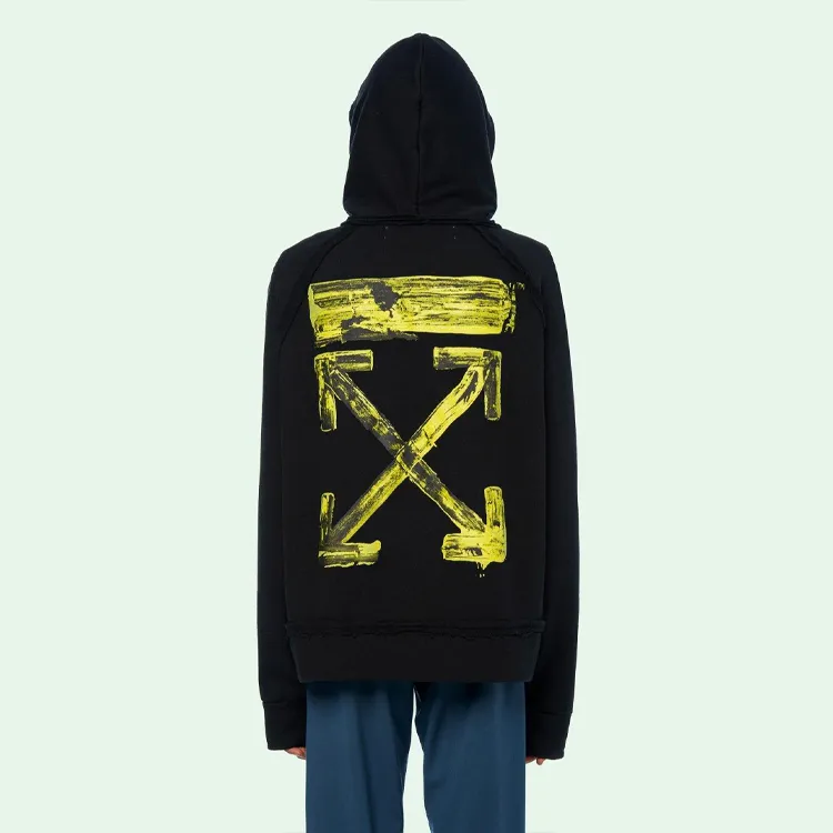 OFF WHITE Oversized Acrylic Arrows Hoodie-3