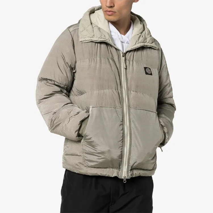STONE ISLAND Down Jacket Unisex Metallic-2