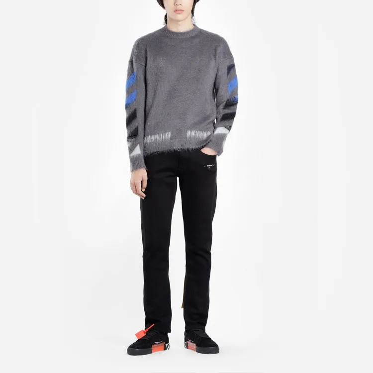 OFF WHITE Diag Brushed Sweater-5