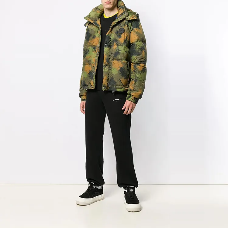 OFF WHITE FW19 Down Jackets Men Green Camouflage-2