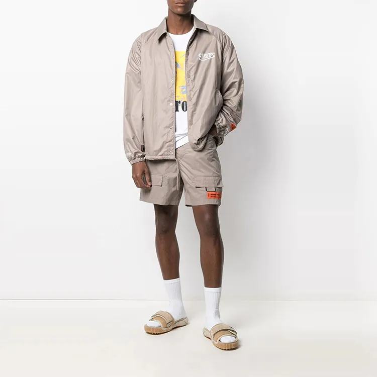 HERON PRESTON Casual Shorts Men Khaki-1
