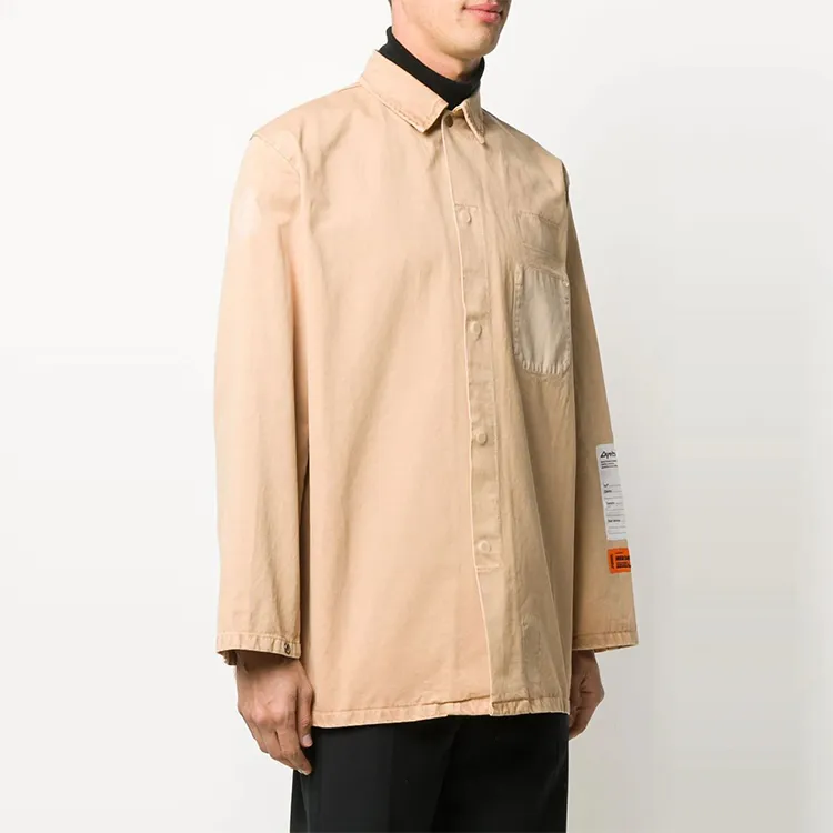 HERON PRESTON Shirts Men Camel Brown-2