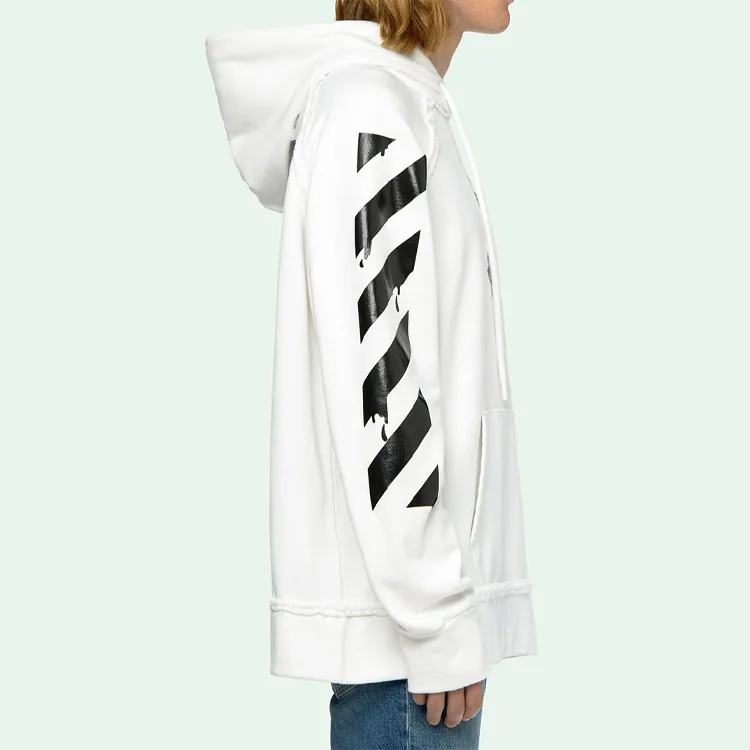OFF WHITE Dipping Arrow Print Hoodie-3