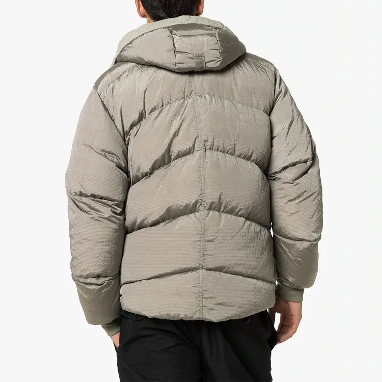 STONE ISLAND Down Jacket Unisex Metallic-3