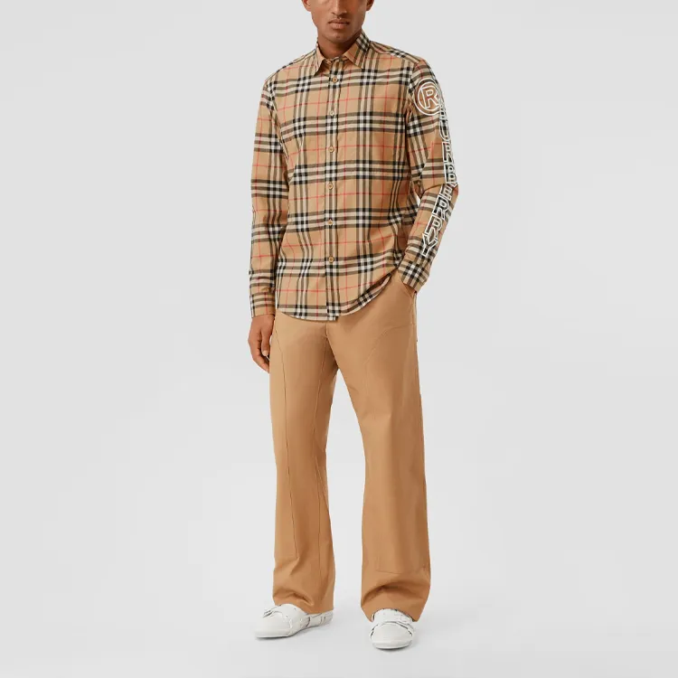 Burberry Shirt Men's Archive Beige-4