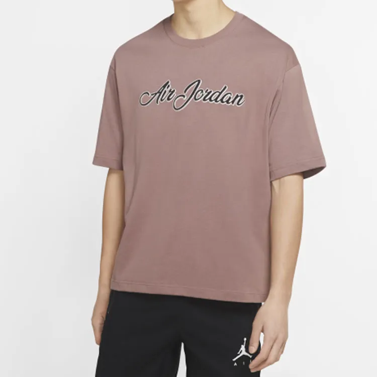 Jordan Set-in Sleeve T-Shirt Men's Purple Gray-3