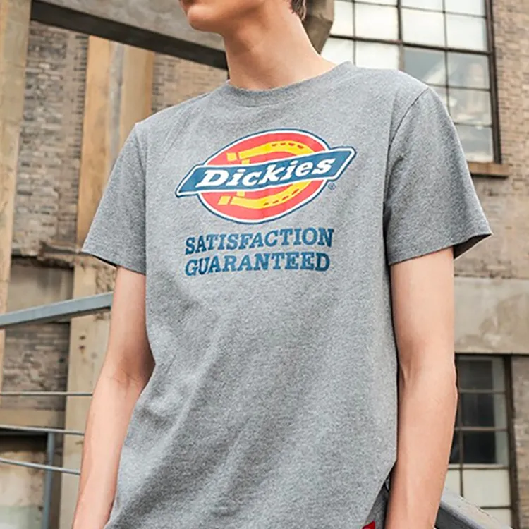 Dickies T Shirt Men's Medium Feather Gray-3