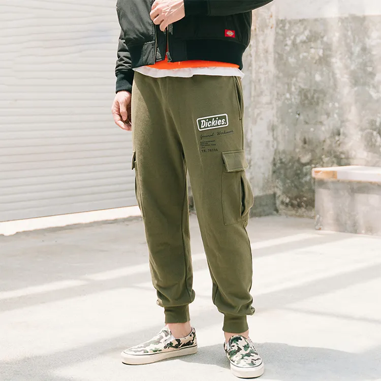 Dickies Straight Casual Pants Men's Army Green-1