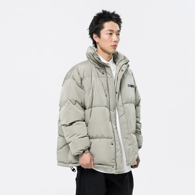ROARINGWILD Down Jacket Unisex Silver Gray-3