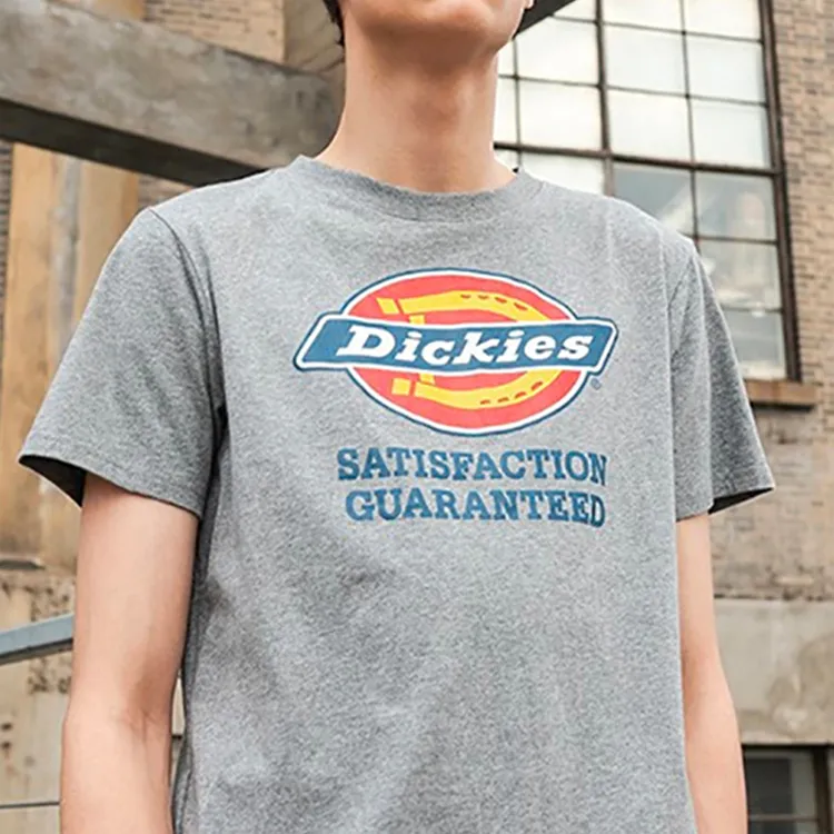 Dickies T Shirt Men's Medium Feather Gray-2
