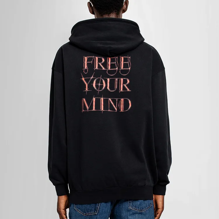 Balenciaga Gothic Logo Hoodie-4