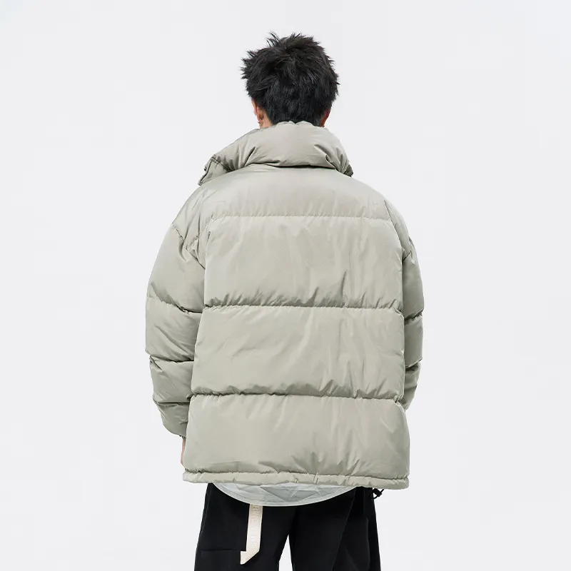 ROARINGWILD Down Jacket Unisex Silver Gray-4