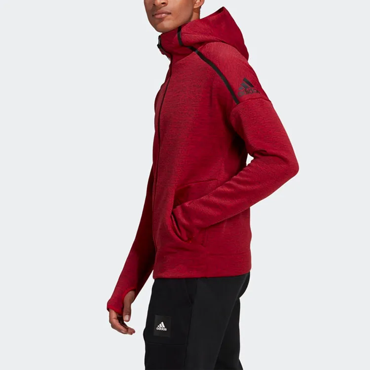 Adidas Jackets Men Umber Red-2