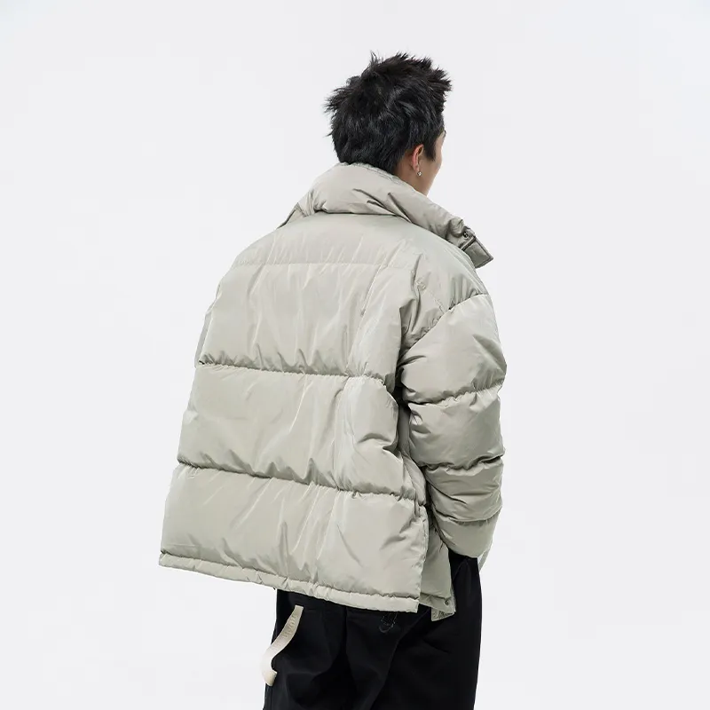 ROARINGWILD Down Jacket Unisex Silver Gray-5
