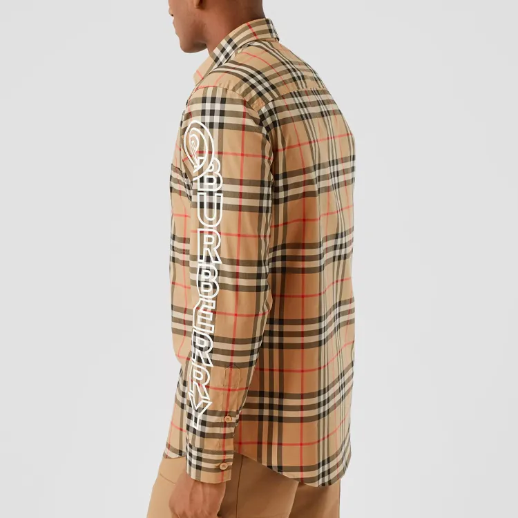 Burberry Shirt Men's Archive Beige-3