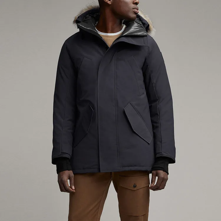 Canada Goose Down Jacket Men's Dark Blue-3