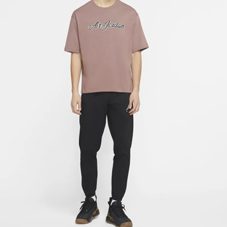 Jordan Set-in Sleeve T-Shirt Men's Purple Gray-4