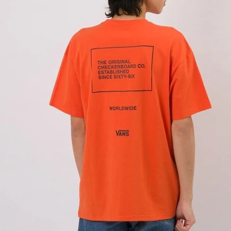 Vans AP ASCENDED UP T-Shirt Unisex Orange-3