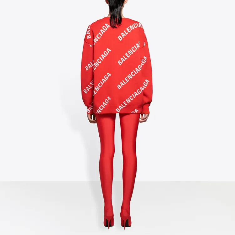 Balenciaga Sweaters Women's Red-3
