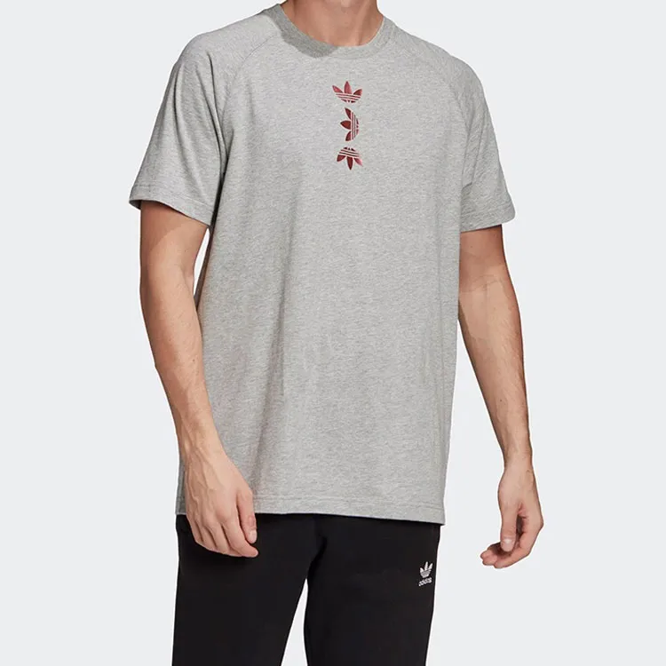 Adidas Originals T Shirt Men's Medium Hemp Gray-2