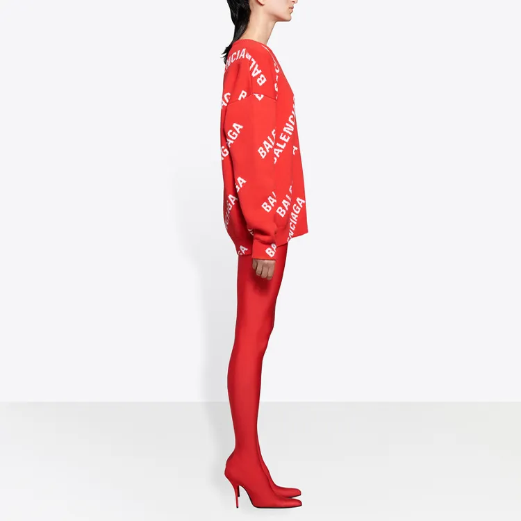 Balenciaga Sweaters Women's Red-4