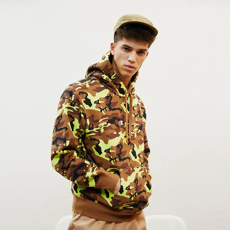 Champion Hooded Other Sweatshirt Japan Version Men's 1Khaki Multicolor-5
