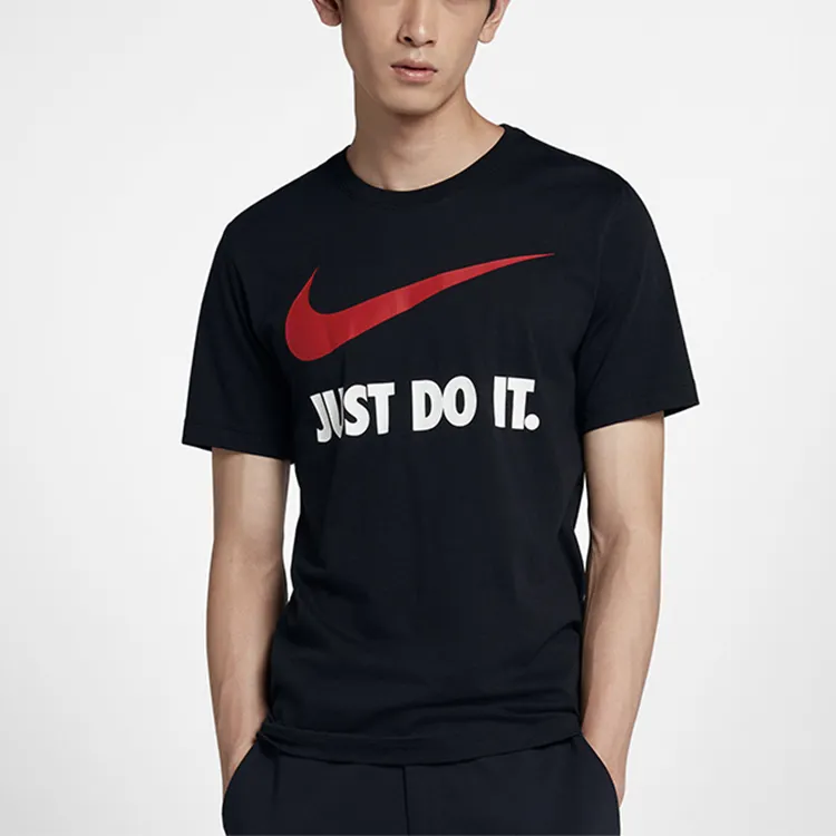 Nike Set in Sleeve T Shirt Men's Black-2