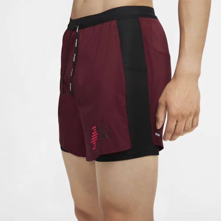 Nike Casual Shorts Men Dark Red-5