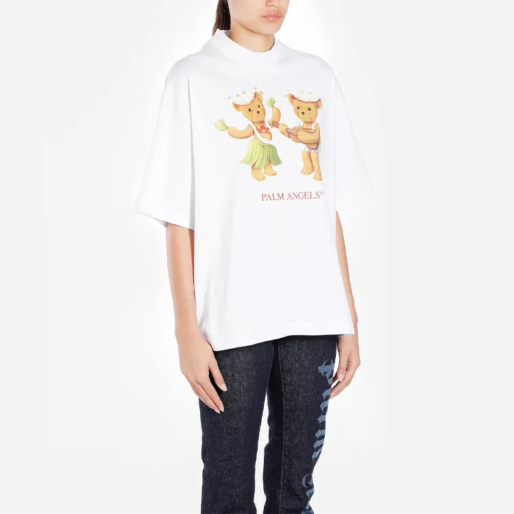 PALM ANGELS T Shirts Women's White-4