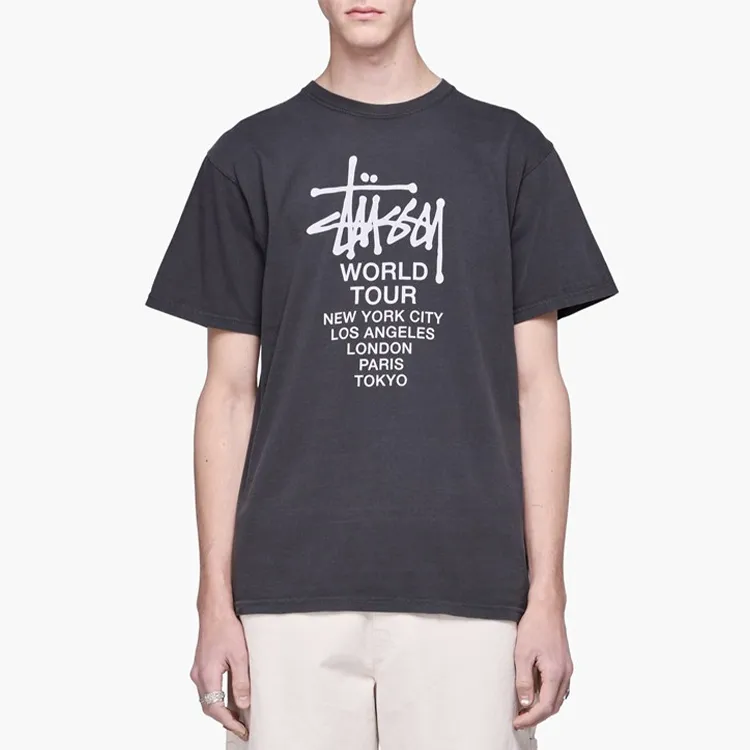 Stussy T Shirts Men Black-1