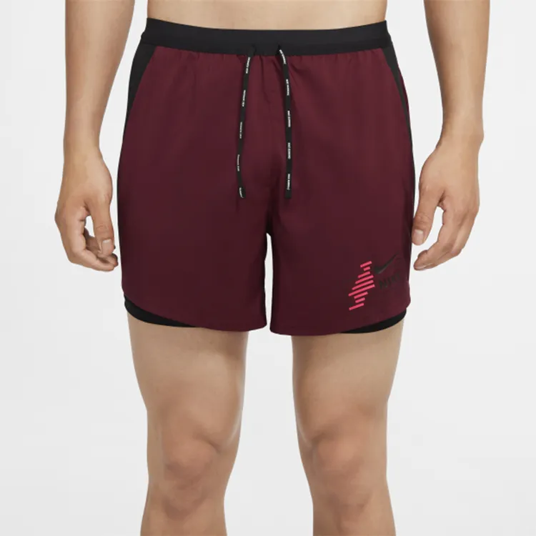 Nike Casual Shorts Men Dark Red-3